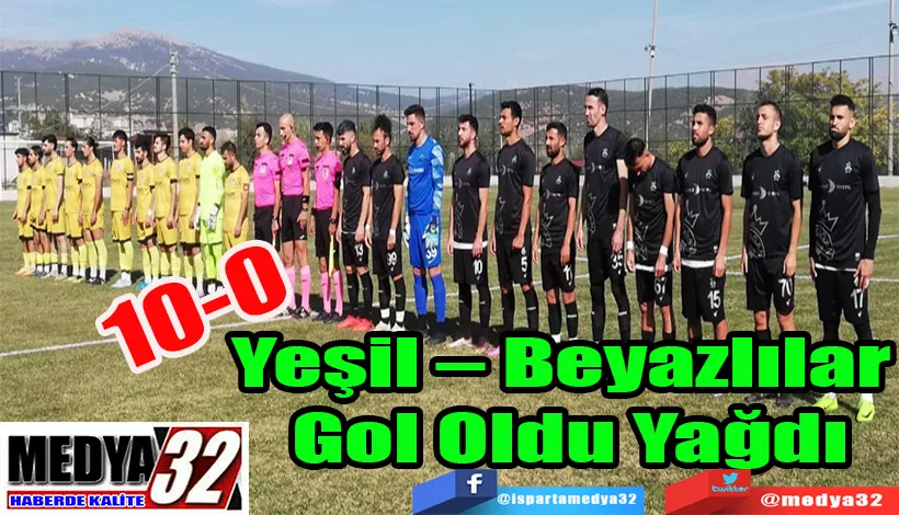 Yeşil – Beyazlılar  Gol Oldu Yağdı