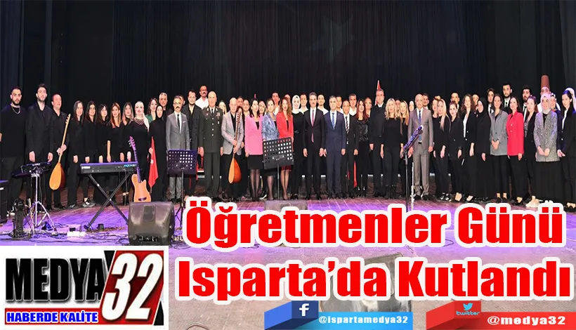 Öğretmenler Günü Isparta’da Kutlandı