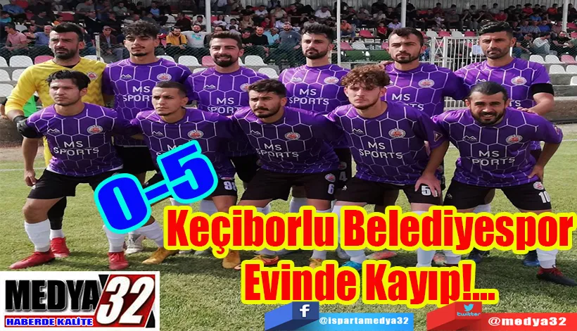 Keçiborlu Belediyespor Evinde Kayıp!...