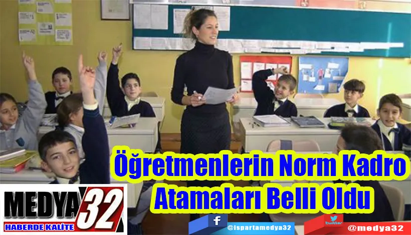 Öğretmenlerin Norm Kadro  Atamaları Belli Oldu