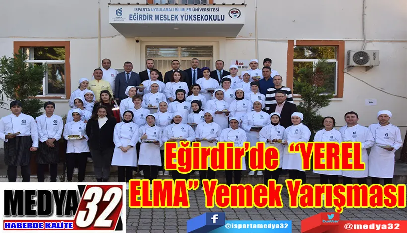  Eğirdir’de  “YEREL  ELMA” Yemek Yarışması