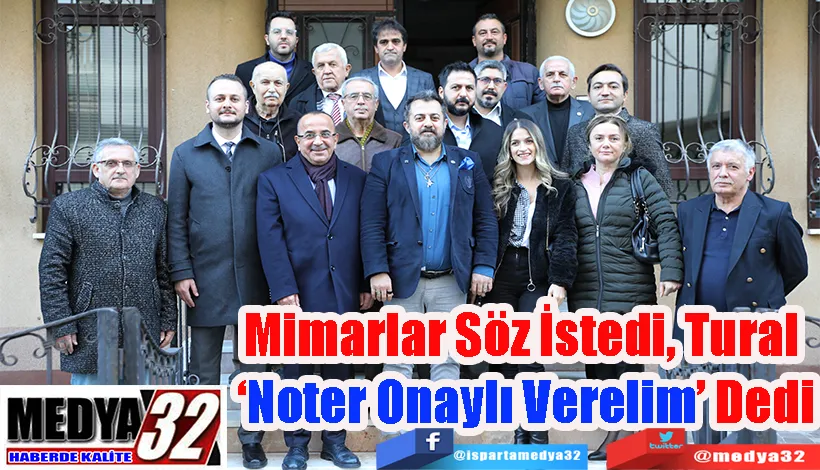 Mimarlar Söz İstedi, Tural  ‘Noter Onaylı Verelim’ Dedi