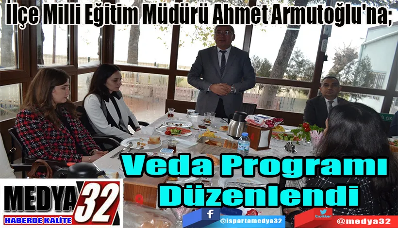 İlçe Milli Eğitim Müdürü Ahmet Armutoğlu