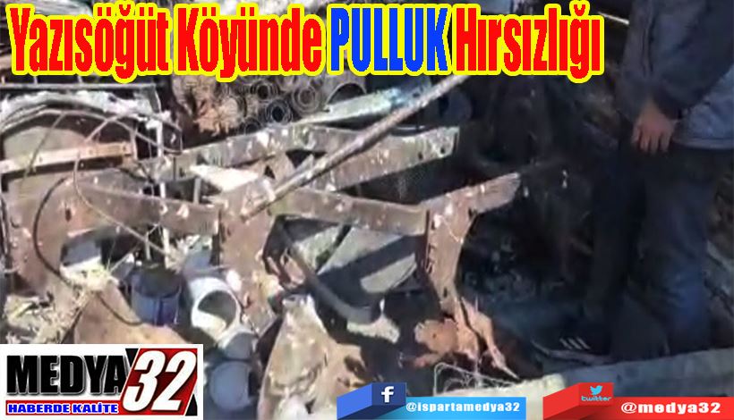 Yazısöğüt Köyünde PULLUK Hırsızlığı