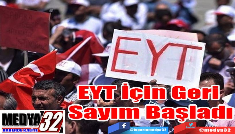 EYT İçin Geri  Sayım Başladı