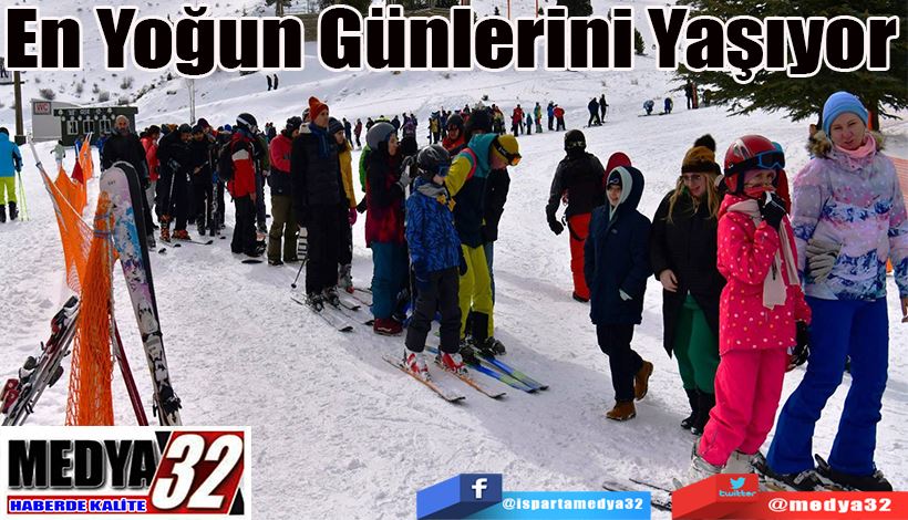 Davraz Kayak Merkezi En Yoğun Günlerini Yaşıyor