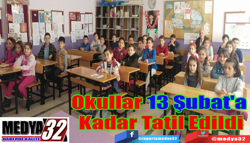 Okullar 13 Şubat