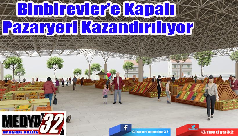 Binbirevler’e Kapalı  Pazaryeri Kazandırılıyor