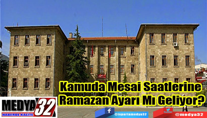 Kamuda Mesai Saatlerine  Ramazan Ayarı Mı Geliyor?