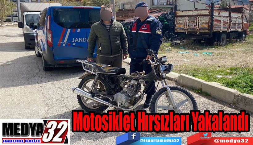 Motosiklet Hırsızları Yakalandı 