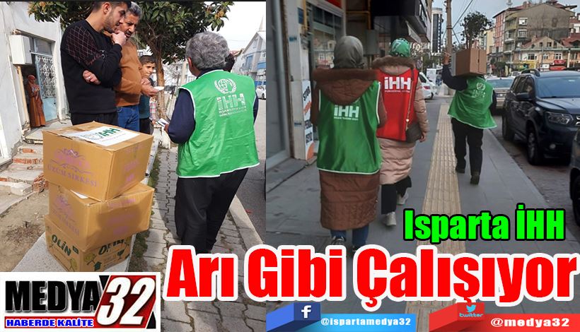 Isparta İHH Arı Gibi Çalışıyor