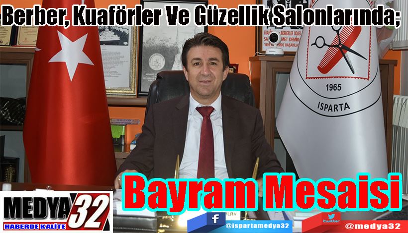 Berber, Kuaförler Ve Güzellik Salonlarında;  Bayram Mesaisi 