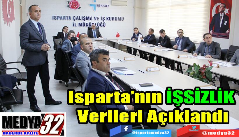 Isparta’nın İŞSİZLİK  Verileri Açıklandı 