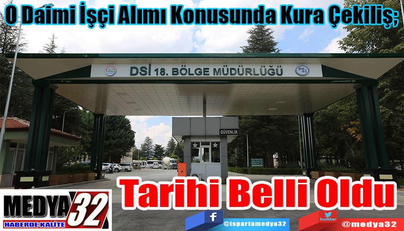 O Daimi İşçi Alımı Konusunda Kura Çekiliş;  Tarihi Belli Oldu 