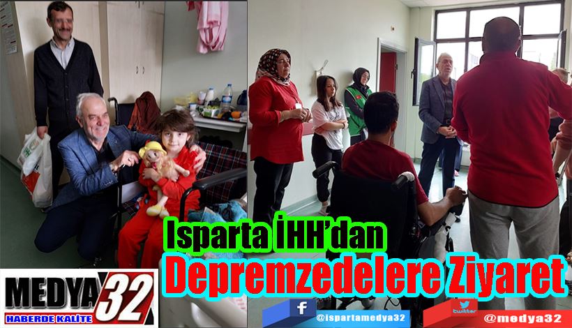 Isparta İHH’dan  Depremzedelere Ziyaret 