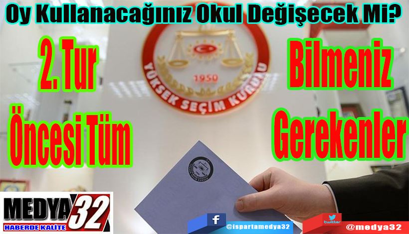 Oy Kullanacağınız Okul Değişecek Mi?  2. Tur Öncesi Tüm  Bilmeniz Gerekenler