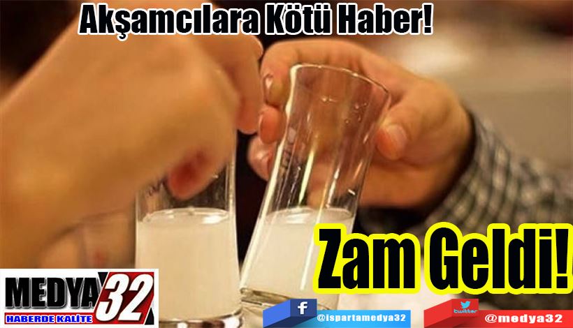 Akşamcılara Kötü Haber!  Zam Geldi!