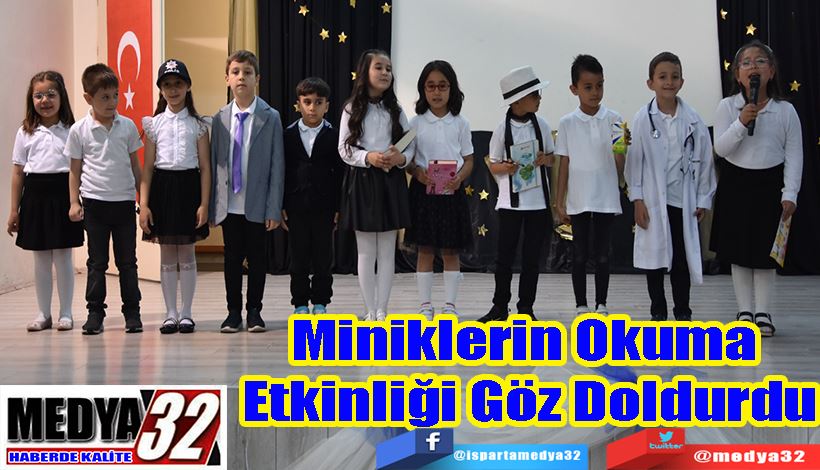 Miniklerin Okuma  Etkinliği Göz Doldurdu 