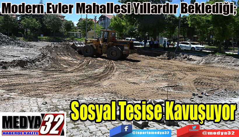 Modern Evler Mahallesi Yıllardır Beklediği