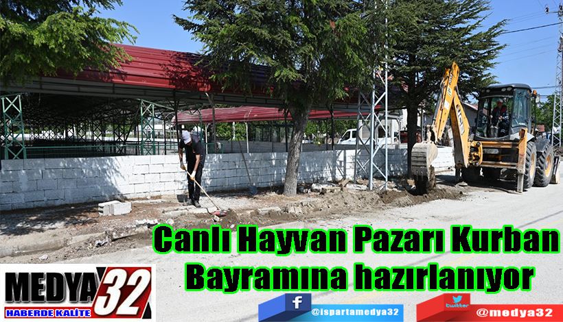 Canlı Hayvan Pazarı Kurban  Bayramına hazırlanıyor