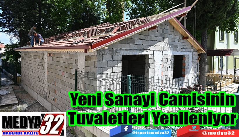 Yeni Sanayi Camisinin Tuvaletleri Yenileniyor