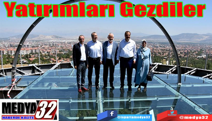 Yatırımları Gezdiler 