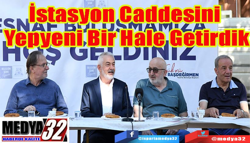 İstasyon Caddesini  Yepyeni Bir Hale Getirdik