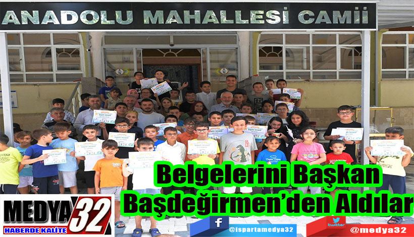 Belgelerini Başkan Başdeğirmen’den Aldılar 