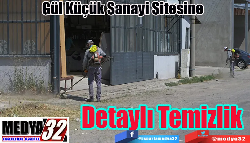 Gül Küçük Sanayi Sitesinde Detaylı Temizlik 