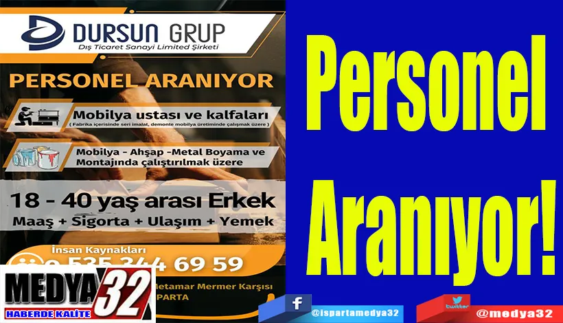 Personel  Aranıyor