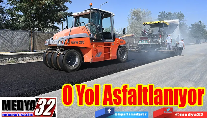 Davraz Kayak Merkezi Bağlantı;  Yolu Asfaltlanıyor