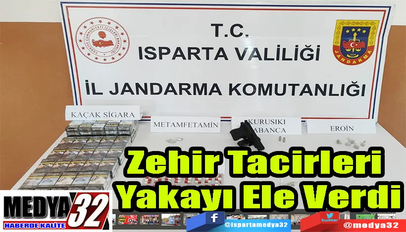 Zehir Tacirleri  Yakayı Ele Verdi 