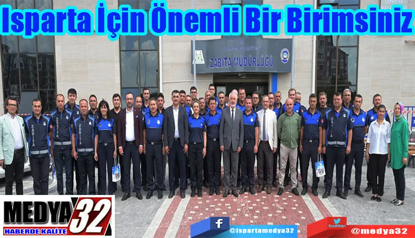 Belediye Başkanı Başdeğirmen: Isparta İçin Önemli Bir Birimsiniz