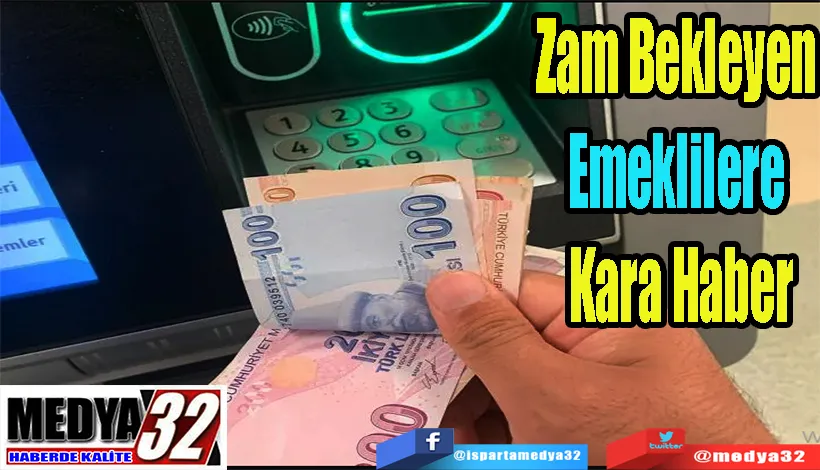 Zam Bekleyen  Emeklilere  Kara Haber