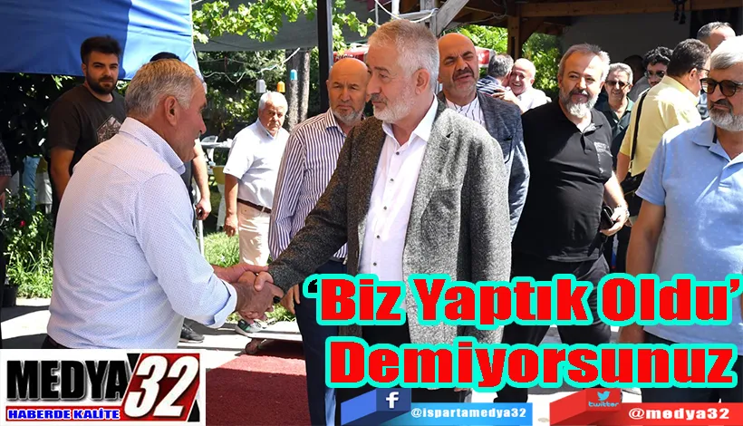 Esnaf: Başkanım Bizi Bilgilendiriyor,  ‘Biz Yaptık Oldu’  Demiyorsunuz