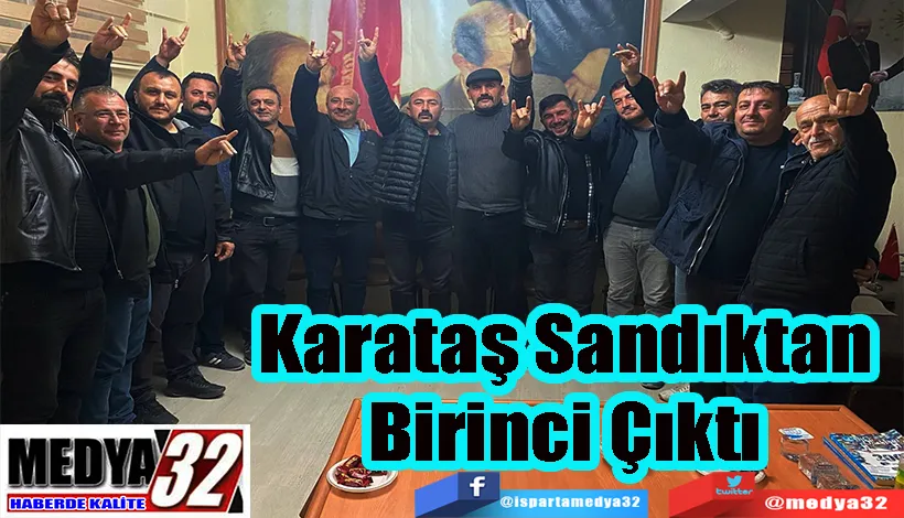 Karataş Sandıktan Birinci Çıktı 