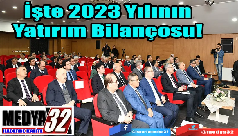 İşte 2023 Yılının  Yatırım Bilançosu! 