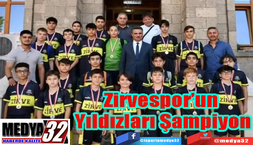 Zirvespor’un Yıldızları Şampiyon