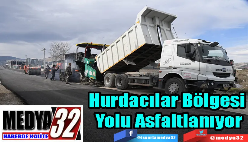 Hurdacılar Bölgesi  Yolu Asfaltlanıyor 