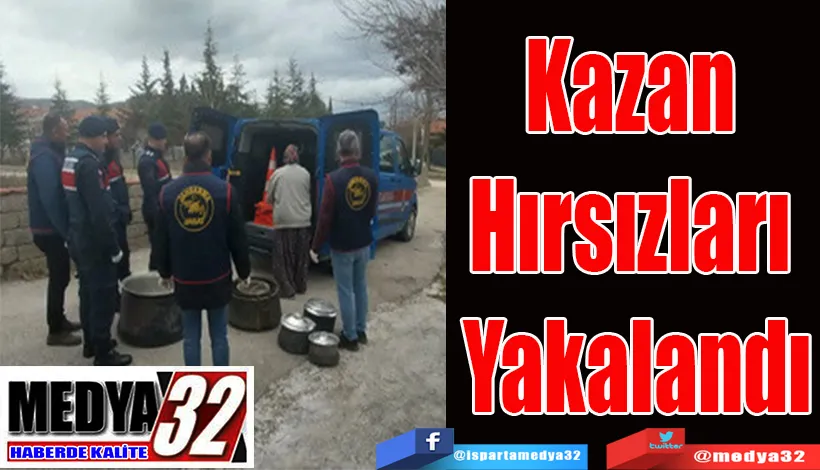 Kazan Hırsızları Yakalandı