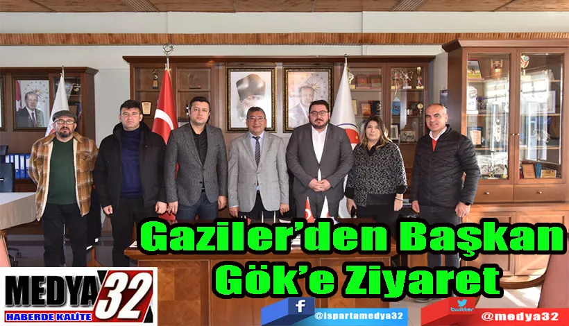 Gaziler’den Başkan  Gök’e Ziyaret 