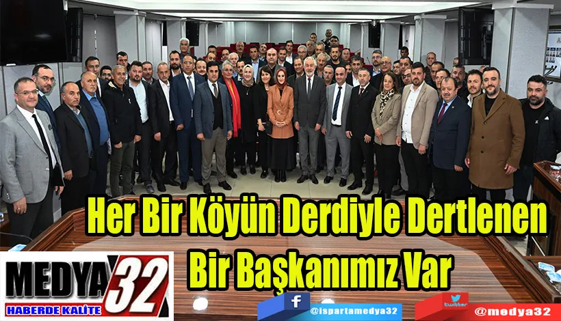 Her Bir Köyün Derdiyle  Dertlenen Bir Başkanımız Var