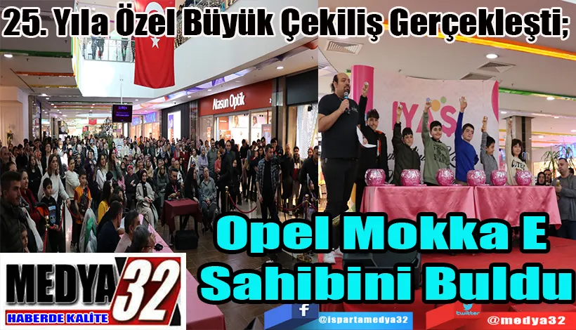 25. Yıla Özel Büyük Çekiliş Gerçekleşti; Opel Mokka E  Sahibini Buldu