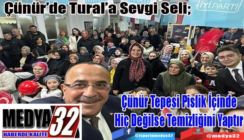 Çünür’de Tural’a Sevgi Seli;  Çünür Tepesi Pislik İçinde  Hiç Değilse Temizliğini Yaptır  