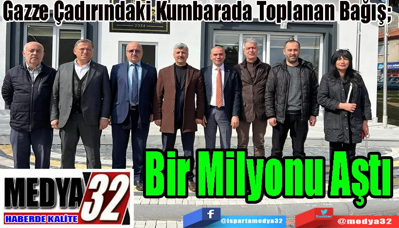 Gazze Çadırındaki Kumbarada Toplanan Bağış;  Bir Milyonu Aştı 