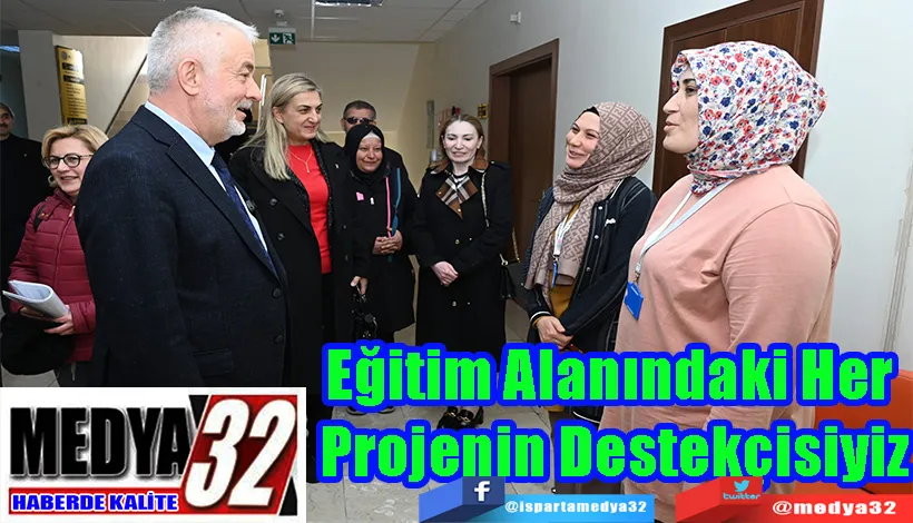 Belediye Başkanı Başdeğirmen:  Eğitim Alanındaki Her  Projenin Destekçisiyiz 