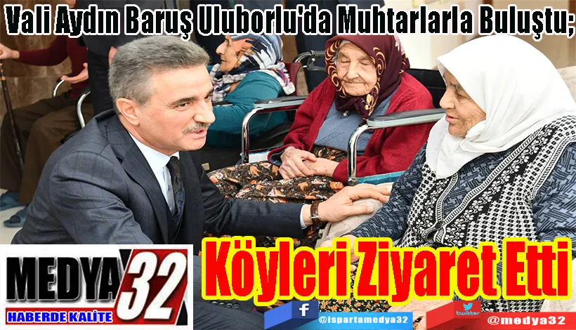 Vali Aydın Baruş Uluborlu