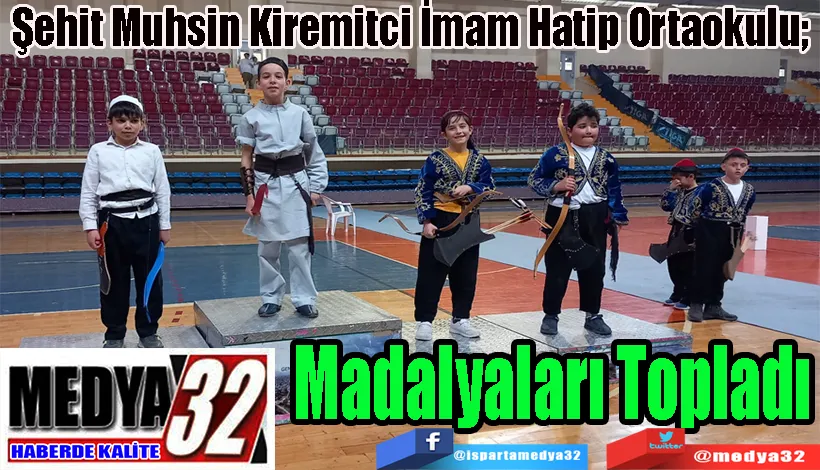 Şehit Muhsin Kiremitci İmam Hatip Ortaokulu;  Madalyaları Topladı