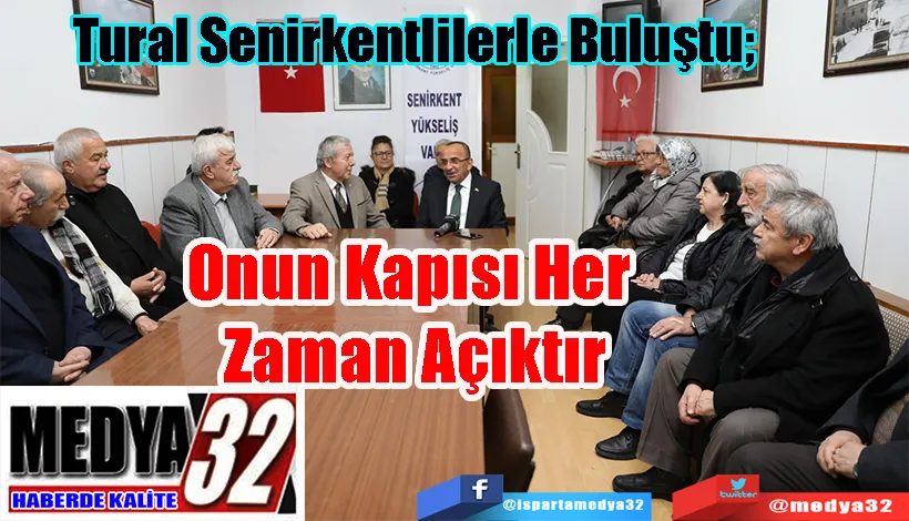 Tural Senirkentlilerle Buluştu;  Onun Kapısı Her  Zaman Açıktır