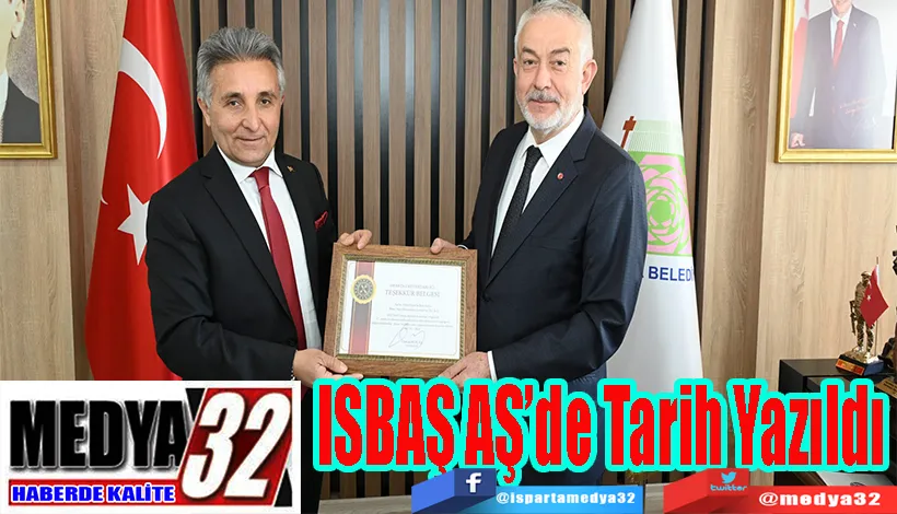 ISBAŞ AŞ’de Tarih Yazıldı 